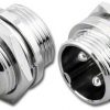 2 Pin Male Circular Mic Connector Panel Front Mount