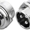 3 Pin Male Circular Mic Connector Panel Rear Mount