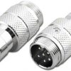 6 Pin Male Circular Mic Connector