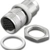 Circular DIN Adaptor, Male-to-Female