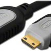 HDMI A to C Cable, Packaged, 1m