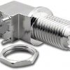 Mini UHF PCB Mount Jack, Right-Angle