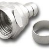 F Crimp Plug with Separate Ring