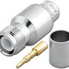 RP TNC Crimp Jack with Male Pin for LMR 400