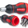 8-in-1 Ratcheted Stubby Screwdriver